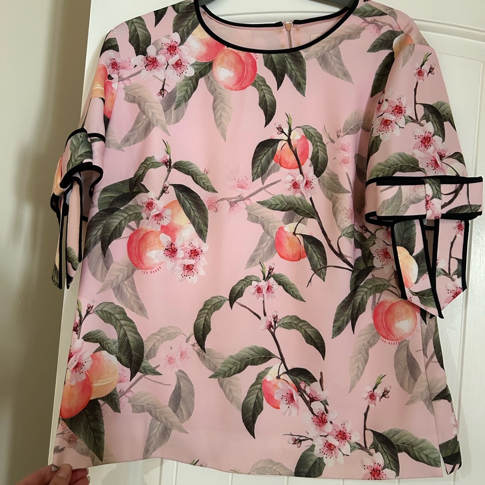 Ted Baker peach blossom top